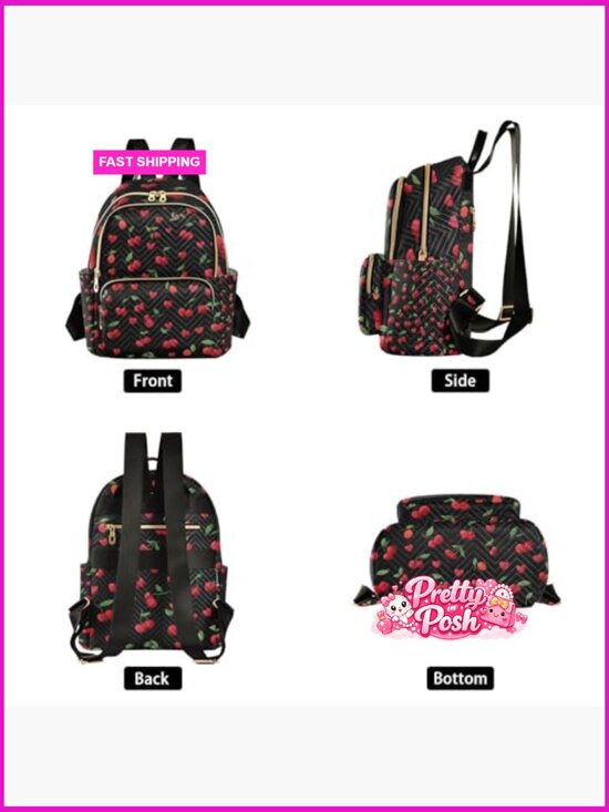 Mini Backpack Purse Travel Daypack Lightweight Fashion Shoulder Bag main image 6